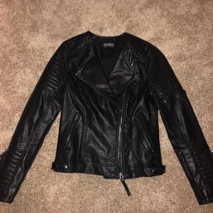 Topshop Faux Leather Jacket
